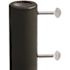 Cement Filled 35 lb Patio Umbrella Base in Black