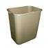 IMPACT PRODUCTS 28 Qt. Soft-Sided Beige Plastic Wastebasket