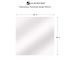 Glacier Bay 36 in. W x 36 in. L Single Polished Edge Bath Mirror