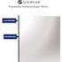 Glacier Bay 36 in. W x 36 in. L Single Polished Edge Bath Mirror