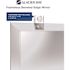 Glacier Bay 24 in. W x 30 in. H Frameless Rectangular Beveled Edge Bathroom Vanity Mirror in Silver