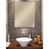 Glacier Bay 24 in. W x 30 in. H Frameless Rectangular Beveled Edge Bathroom Vanity Mirror in Silver