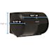 Georgia-Pacific Compact Black Side-By-Side Double Roll Toilet Paper Dispenser