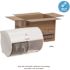 Compact GP White Side-By-Side Double Roll Toilet Paper Dispenser