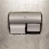 Compact Stainless Finish Side-By-Side Double Roll Toilet Paper Dispenser