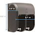 Compact Quad GP Stainless 4-Roll Coreless Toilet Paper Dispenser