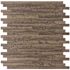 Woodly Painted Natural Wood 12.09 in. x 11.97 in. x 5 mm Metal Self-Adhesive Wall Mosaic Tile (24 sq. ft./Case)
