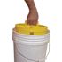 BUCKET BOSS 10.25 in. 4-Compartment Bucket Stacker Small Parts Organizer for Bucket Storage in Yellow