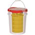 BUCKET BOSS 10.25 in. 4-Compartment Bucket Stacker Small Parts Organizer for Bucket Storage in Yellow