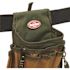 BUCKET BOSS 6.5 in. 9-Pocket Tool Belt Pouch with Flap Fit and Tape Measure Holder