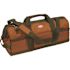 BUCKET BOSS Gatemouth 24 in. Tool Bag in Brown and Green with 36 Pockets