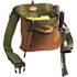 BUCKET BOSS 10 in. 5-Pocket Handyman's Holster Tool Belt Pouch
