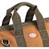 BUCKET BOSS Gatemouth 16 in. Tool Bag in Brown and Green with 16 Pockets