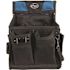 DEAD ON TOOLS 11 in. 14-Pocket Electricians Professional Tool Belt Pouch with Hammer Loop and Tape Measure Holder in Black