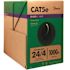 Southwire 1,000 ft. 24/4 Solid CU CAT5e CMR (Riser) Data Cable in Gray