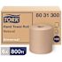 TORK Natural 8 in. Controlled Hardwound Paper Towels (800 ft./Roll, 6-Rolls/Case)
