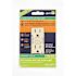 Leviton 15 Amp Self-Test SmartlockPro Combo Duplex Guide Light and Tamper Resistant GFCI Outlet, Light Almond GFNL1-T