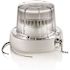 Leviton White LED Ceiling Lamp Holder with Pull Chain 10-Watt Bulb and Bulb Guard
