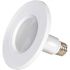 SATCO 4 in. 2700K Warm White New Construction or Remodel Non-IC Rated Recessed Integrated LED Kit
