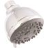 Premier 3-Spray 3 in. Single Wall Mount Fixed Adjustable Shower Head in Chrome