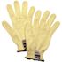 Honeywell PERFECT FIT ARAMID GLOVES, CUT-RESISTANT, MEN'S, YELLOW
