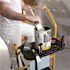 Jobsite Series 4.8 H ft. x 4.1 ft. L x 1.8 ft. D Mini Scaffold Platform with Wheels and Tool Shelf, 500 lb. Capacity