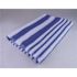 30 in. x 60 in., 9 lbs. White Pool Towel with Blue Tropical Stripes (36 Each per Case)