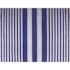 30 in. x 60 in., 9 lbs. White Pool Towel with Blue Tropical Stripes (36 Each per Case)