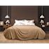 GANESH MILLS 90 in. x 90 in. Desert Tan Fleece Queen Blanket (4 per Case)
