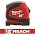Milwaukee Compact 25 ft. SAE Tape Measure with Fractional Scale and 9 ft. Standout
