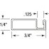Prime-Line 20 EA 1/4 in. x 3/4 in. x 72 in. Mill Screen Frame