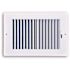 TruAire 10 in. x 4 in. 2-Way Plastic Wall/Ceiling Register