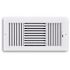 TruAire 12 in. x 6 in. 3-Way Plastic Wall/Ceiling Register