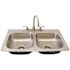 Premier PREMIER WATERFRONT TWO HANDLE KITCHEN FAUCET AND SINK KIT