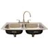 Premier PREMIER WATERFRONT TWO HANDLE KITCHEN FAUCET AND SINK KIT