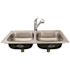 Premier Bayview Single-Handle Pull-Out Sprayer Kitchen Faucet in Chrome with Sink