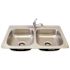 Premier Concord Single-Handle Kitchen Faucet in Chrome with Sink