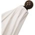 11 ft. Bronze Aluminum Commercial Market Patio Umbrella with Fiberglass Ribs and Pulley Lift in Black Sunbrella