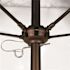 6 ft. Square Bronze Aluminum Commercial Market Patio Umbrella with Fiberglass Ribs Push Lift in Pacific Blue Sunbrella
