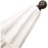 6 ft. Square Bronze Aluminum Commercial Market Patio Umbrella with Fiberglass Ribs and Push Lift in Navy Blue Sunbrella