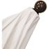 7.5 ft. Bronze Aluminum Commercial Market Patio Umbrella with Fiberglass Ribs and Push Lift in Pacific Blue Sunbrella