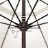 9 ft. Bronze Aluminum Commercial Market Patio Umbrella with Fiberglass Ribs and Push Lift in Forest Green Sunbrella