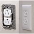 RACO FLUSH-FIT Gray 1-Gang Wall Plate Spacer, 3-Pack