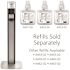 PURELL MESSENGER ES6 Silver Panel Floor Stand with Dispenser