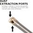 Bosch 7/8 in. x 25 in. Carbide SDS-max Speed Clean Dust Extraction Bit