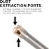 Bosch 5/8 in. SDS-max Carbide Speed Clean Dust Extraction Bit Adapter
