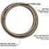 Milwaukee 5/16 in. x 25 ft. Inner Core Drop Head Cable with Rust Guard