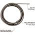 Milwaukee 5/16 in. x 25 ft. Inner Core Bulb Head Cable with Rustguard