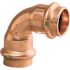 Viega ProPress 1-1/2 in. Press Copper 90Â° Elbow