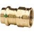 Viega ProPress 1-1/4 in. Press x 1-1/4 in. FPT Zero-Lead Bronze Adapter (5-pack)